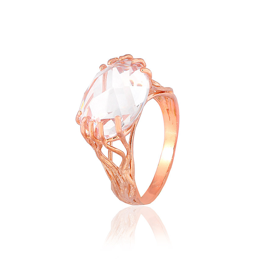 Срібна каблучка зі вставкою фіаніт