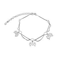 Срібний браслет, Розмір 16 см x 5 см, Вага: 2.9 г