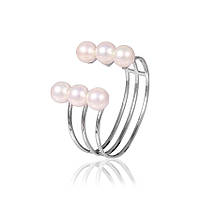 Срібний браслет з перлами