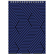 Блокнот на спiралi Axent D8012-06, А5, 48 аркушів, клітинка, синій