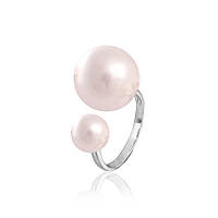 Срібна каблучка з перлами