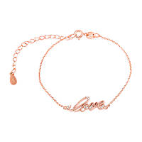 Срібний браслет в позолоті з фіанітами, Розмір 17 см x 5 см, Вага: 1.7 г