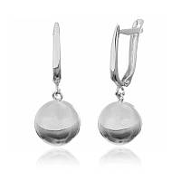 Срібні сережки з кулями