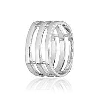 Срібна каблучка триярусна, Розмір 16,5, Вага: 4.2 г