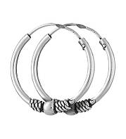 Срібні сережки