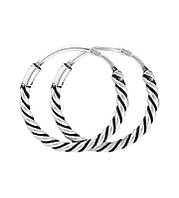 Срібні сережки