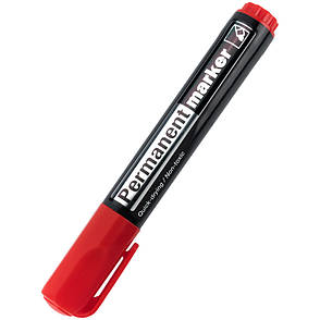 Маркер Axent Delta Permanent D2605-06, 2 мм, круглий, червоний. Термін придатності до 31.12.2025, фото 3