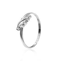 Срібна каблучка, Розмір 15,0, Вага: 0.7 г