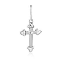 Срібний підвіс з фіанітами "Хрест"