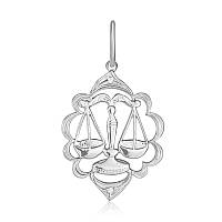 Срібний підвіс з фіанітами "Терези"