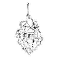 Срібний підвіс з фіанітами "Стрілець"