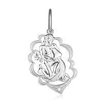 Срібний підвіс з фіанітами "Водолій"