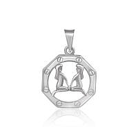 Срібний підвіс "Близнюки"