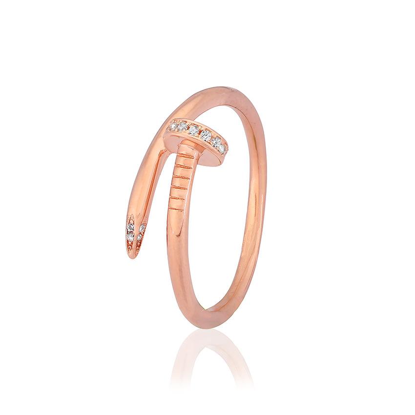 Срібна каблучка в лимонній позолоті з фіанітами