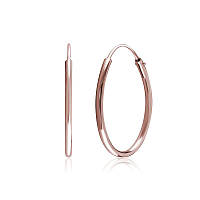 Срібні сережки в позолоті