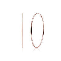 Срібні сережки в позолоті