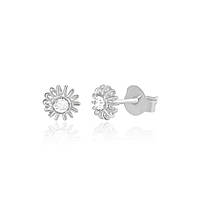 Срібні сережки без покриття