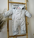 Дитячий демісезонні комбінезон 62 68 розмір для діток від 0 до 6 міс Весна Осінь, фото 4