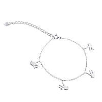 Срібний браслет, Розмір 16 см x 5 см, Вага: 2.4 г