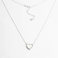 Срібне кольє з перламутром