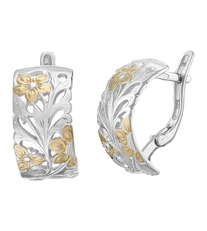 Срібні сережки