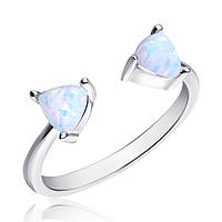 Срібна каблучка з опалом, Розмір 16,5, Вага: 1.9 г