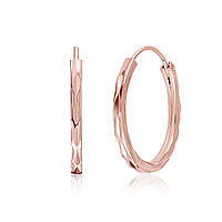 Срібні сережки в позолоті