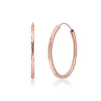 Срібні сережки в позолоті