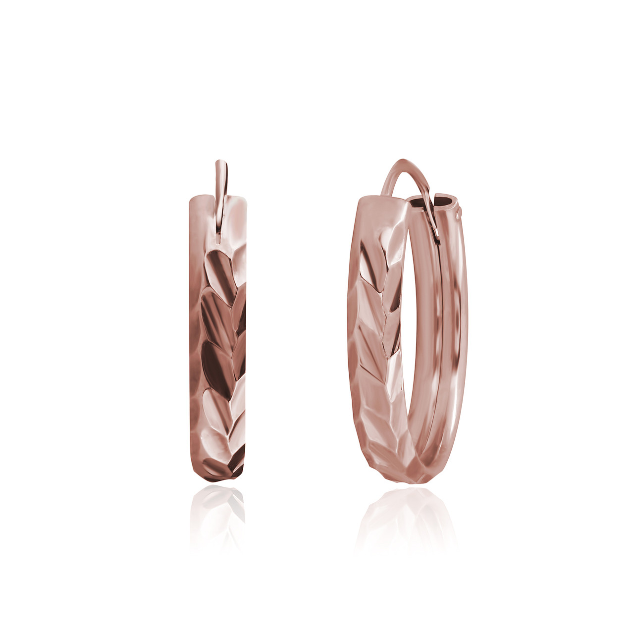 Срібні сережки в позолоті