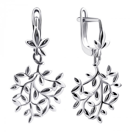 Срібні сережки