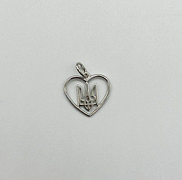 Срібна підвіска родована Ти моє серденько