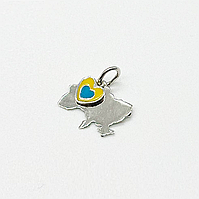 Срібна підвіска