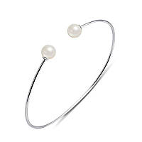 Срібний браслет з перлами