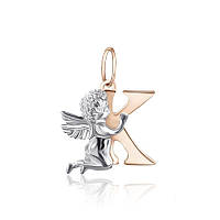 Срібний підвіс в позолоті п32/276