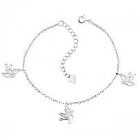 Браслет срібний "Добра новина", Розмір 17 см x 5 см, Вага: 3.1 г