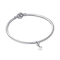 Браслет срібний для шармів