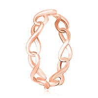 Срібна каблучка в позолоті