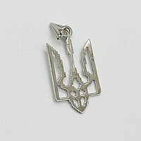 Срібна підвіска родована Герб України