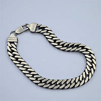 Срібний браслет, Розмір 19 см x 0,35 см, Вага: 3.5 г