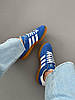 Жіночі Кросівки Adidas Gazelle Indoor Blue White / Адідас Газелі Індор Сині з Білим, фото 10