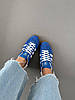 Жіночі Кросівки Adidas Gazelle Indoor Blue White / Адідас Газелі Індор Сині з Білим, фото 11
