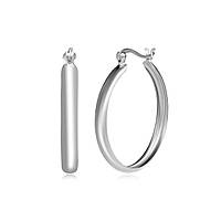 Срібні сережки покриті родієм