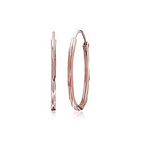 Срібні сережки покриті позолотою 585 °