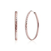 Срібні сережки покриті позолотою 585 °