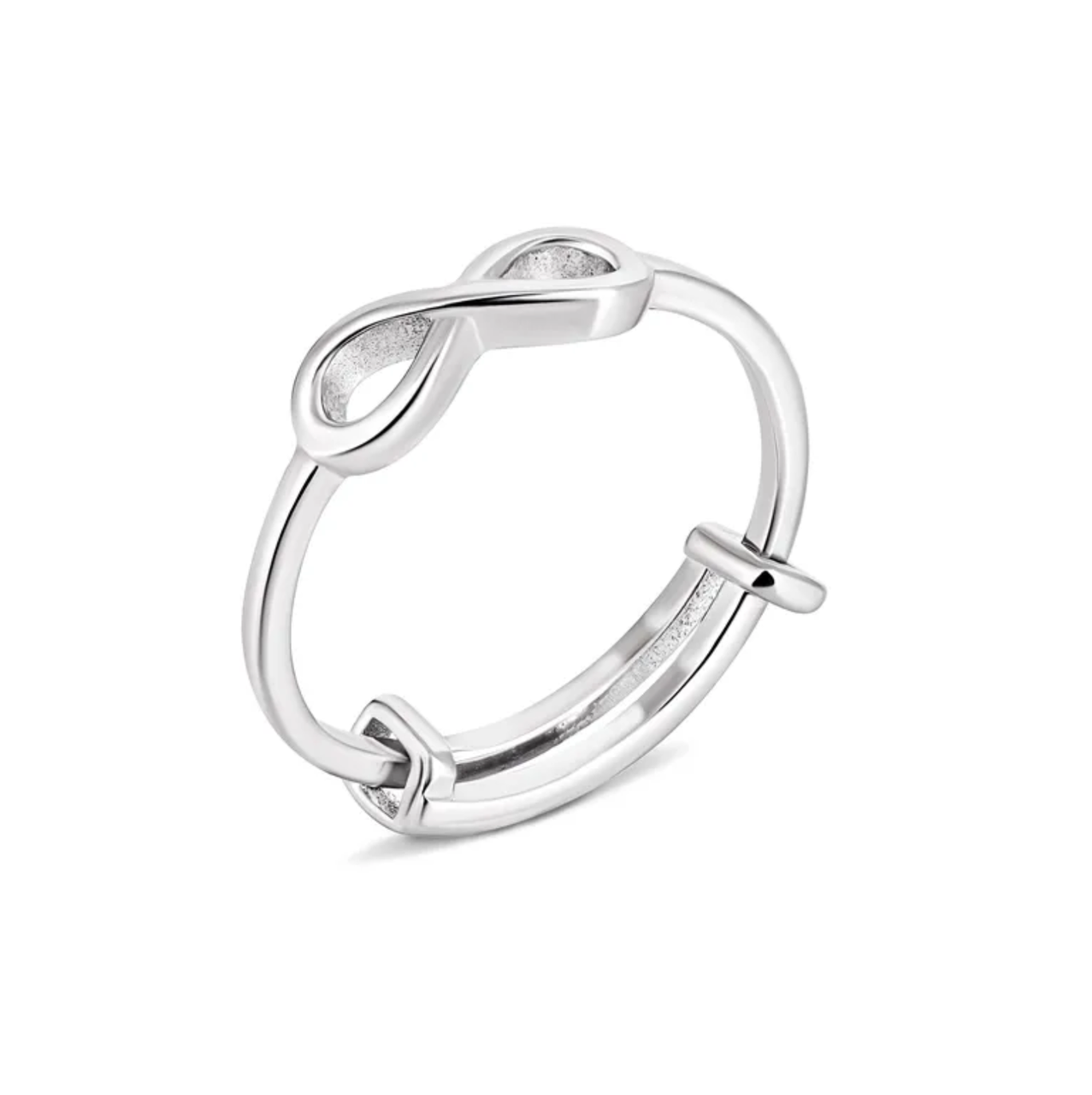 Срібна каблучка на фалангу Нескінченність, Розмір Без розміру, Вага: 1.0 г