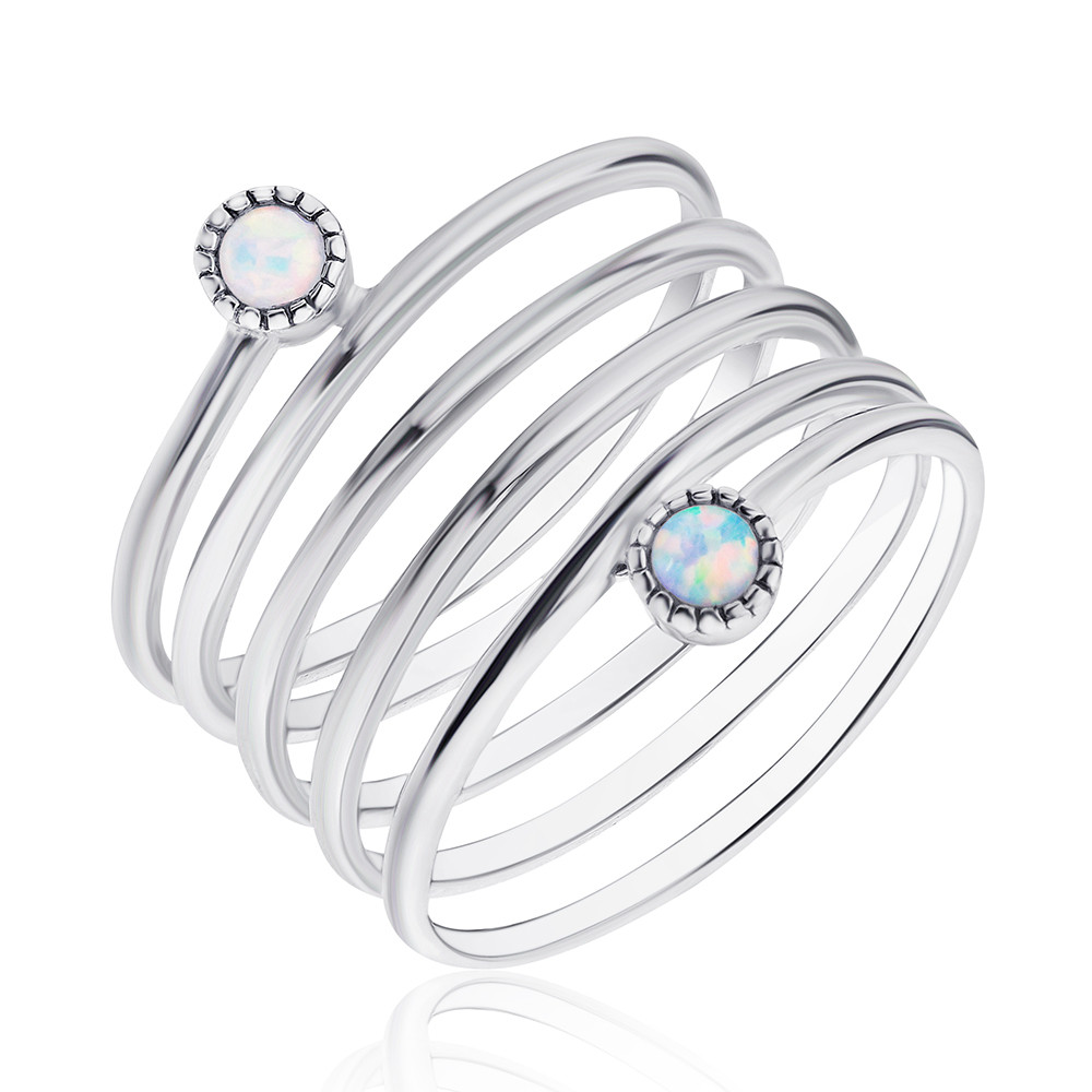 Срібна каблучка, Розмір 17,0, Вага: 3.3 г