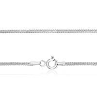 Срібний ланцюжок, лисячий хвіст (807Р), Розмір 40 см x 0,1 см, Вага: 2.2 г