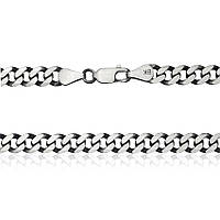 Срібний ланцюжок, гурмет (панцир) (804В), Розмір 55 см x 0,6 см, Вага: 32.0 г