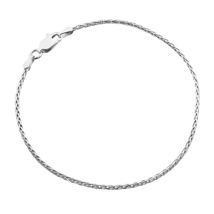 Срібний браслет, спіга (колос) (857Р), Розмір 19 см x 0,2 см, Вага: 3.2 г