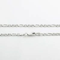 Срібний ланцюжок, фігаро гуччі (815Р), Розмір 50 см x 0,3 см, Вага: 7.3 г